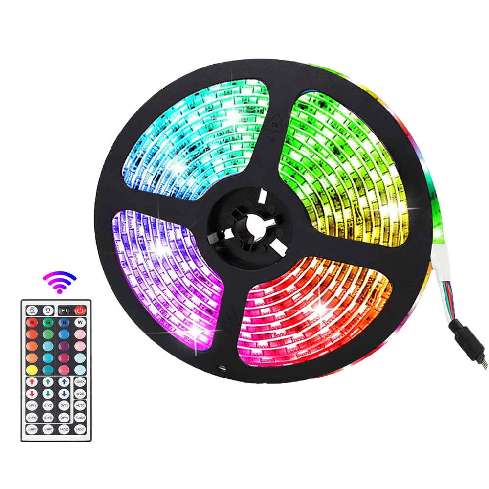 Remote Controlled LED Light Strips with Power Adapter