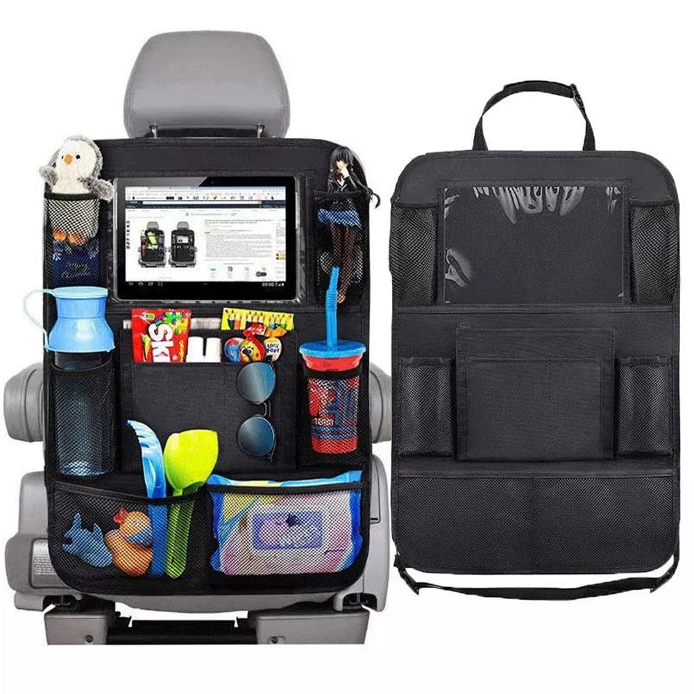 Multi-Functional Car Seat Storage Organizer Bag – Backseat Hanging Organizer for Travel Essentials