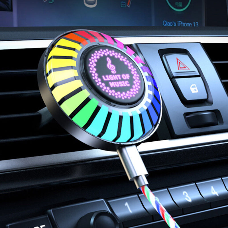 Car Vent 2 in 1 Fragrance Aroma Diffuser and RGB Rhythym Backlight