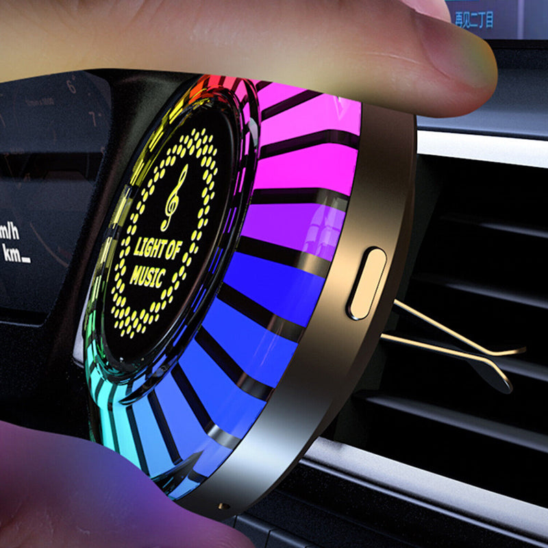 Car Vent 2 in 1 Fragrance Aroma Diffuser and RGB Rhythym Backlight