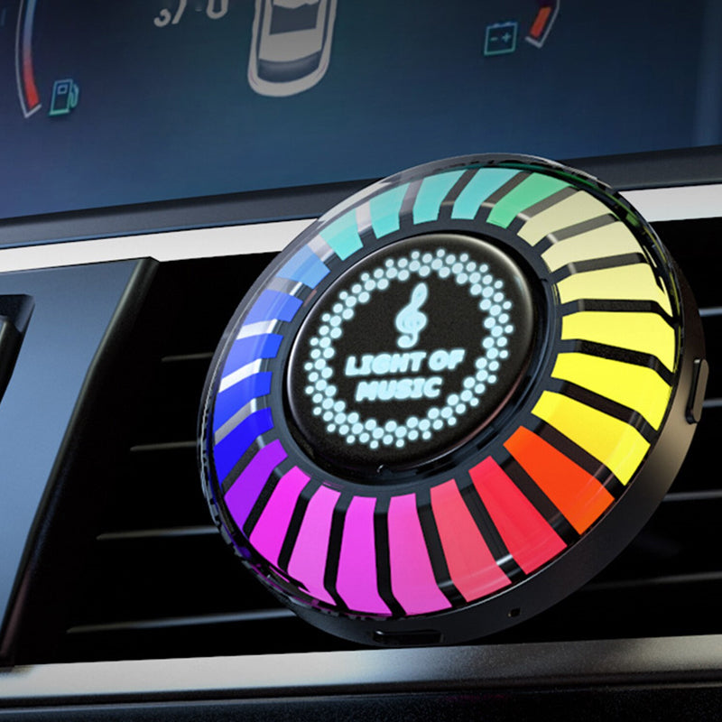 Car Vent 2 in 1 Fragrance Aroma Diffuser and RGB Rhythym Backlight