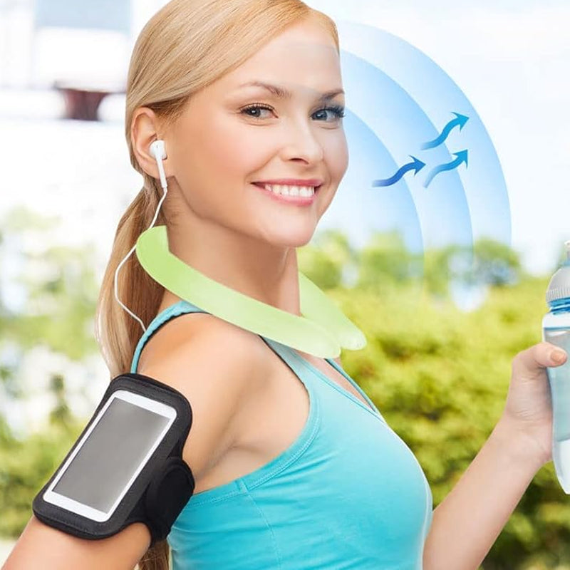 Reusable Cooling Neck Wrap Wearable Cooler Tube Heat Protection
