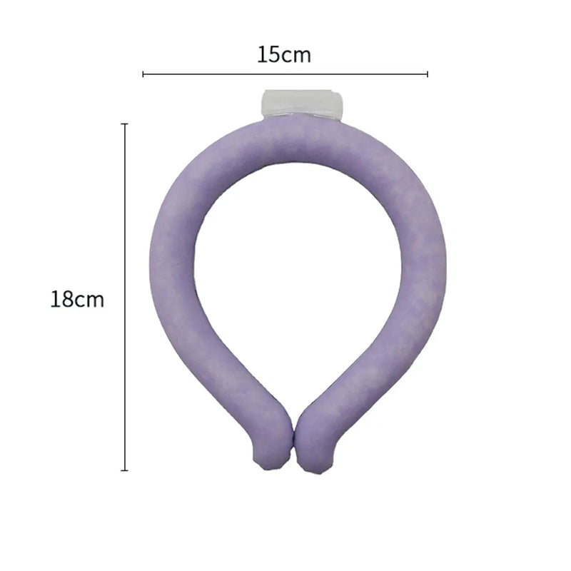 Reusable Cooling Neck Wrap Wearable Cooler Tube Heat Protection