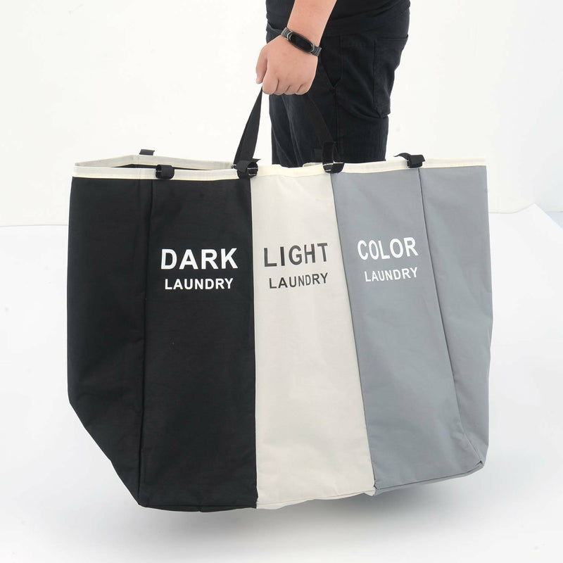 Aluminium Frame Foldable Large Capacity Colour Separating Laundry Hamper