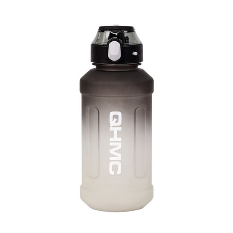 Gradient Colour 1.3L Sports Water Drinking Bottle with Straw and Time Marker
