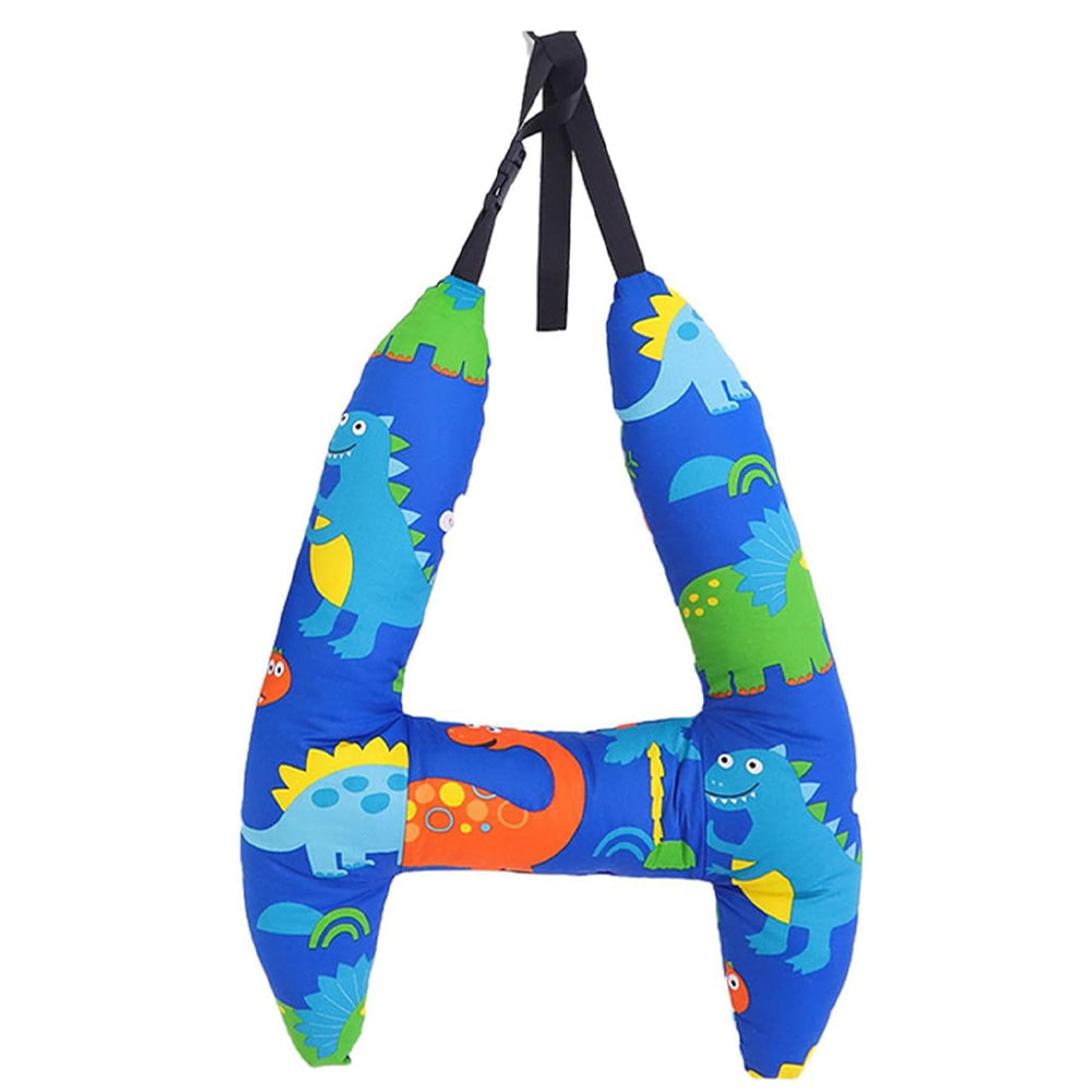 Kids H-Shaped Car Sleeping Head Support Pillow for Comfortable Journeys