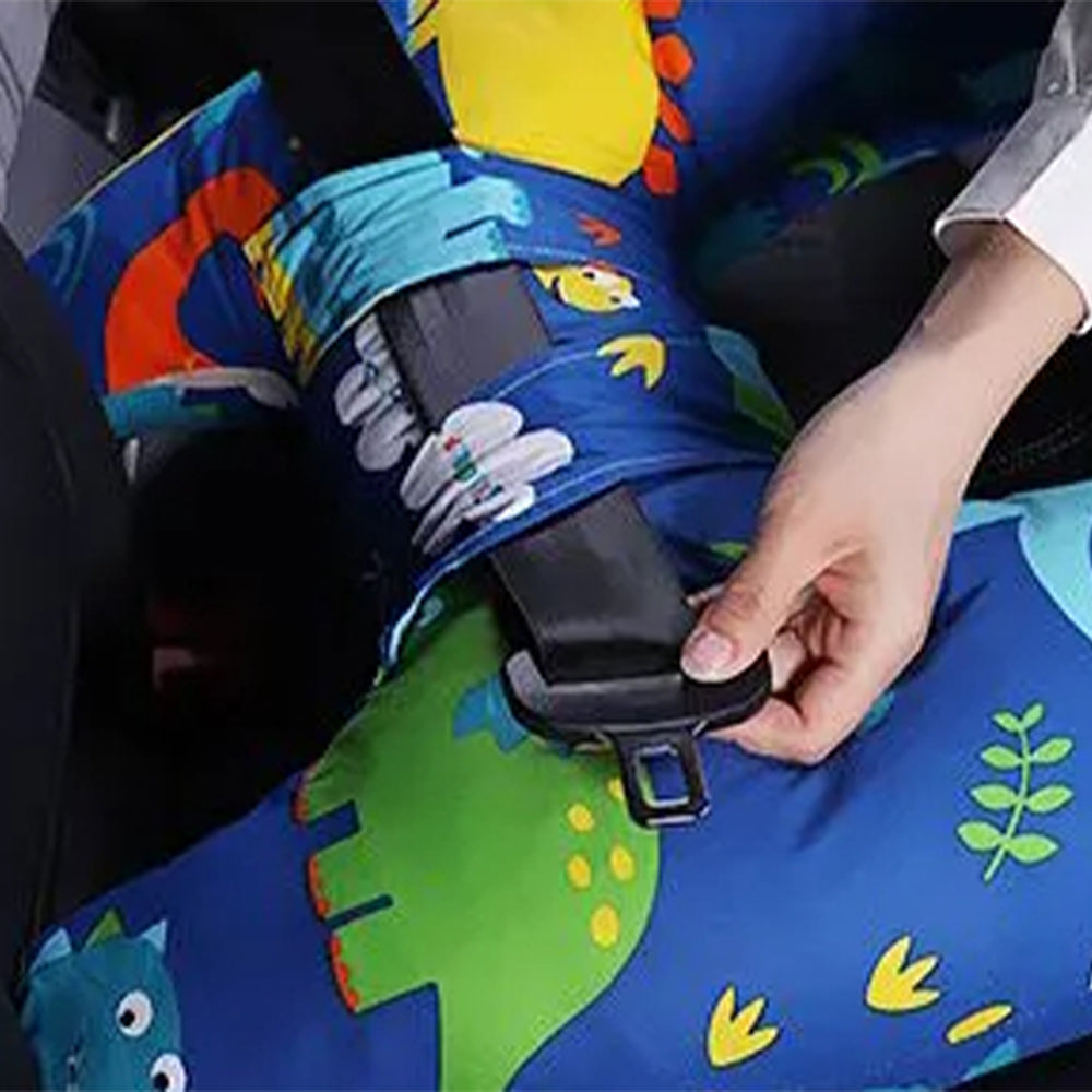Kids H-Shaped Car Sleeping Head Support Pillow for Comfortable Journeys