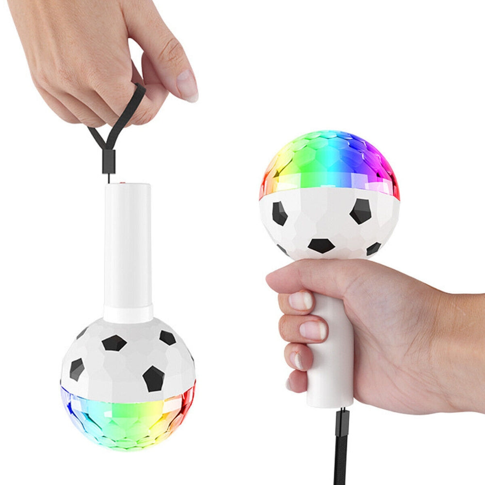 LED Multi Coloured Rotating Disco Light Bulb Projector