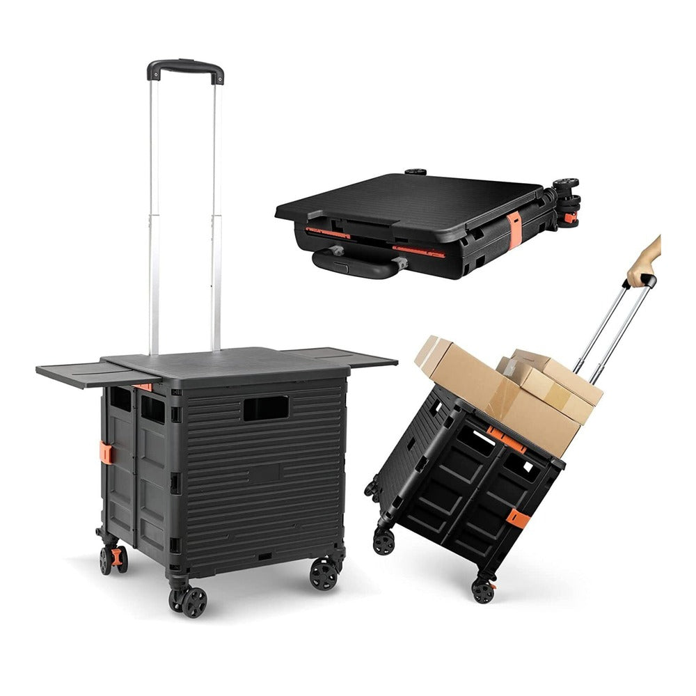 Foldable Portable Camping Trolley 55kg Load Capacity