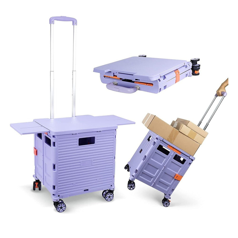 Foldable Portable Camping Trolley 55kg Load Capacity