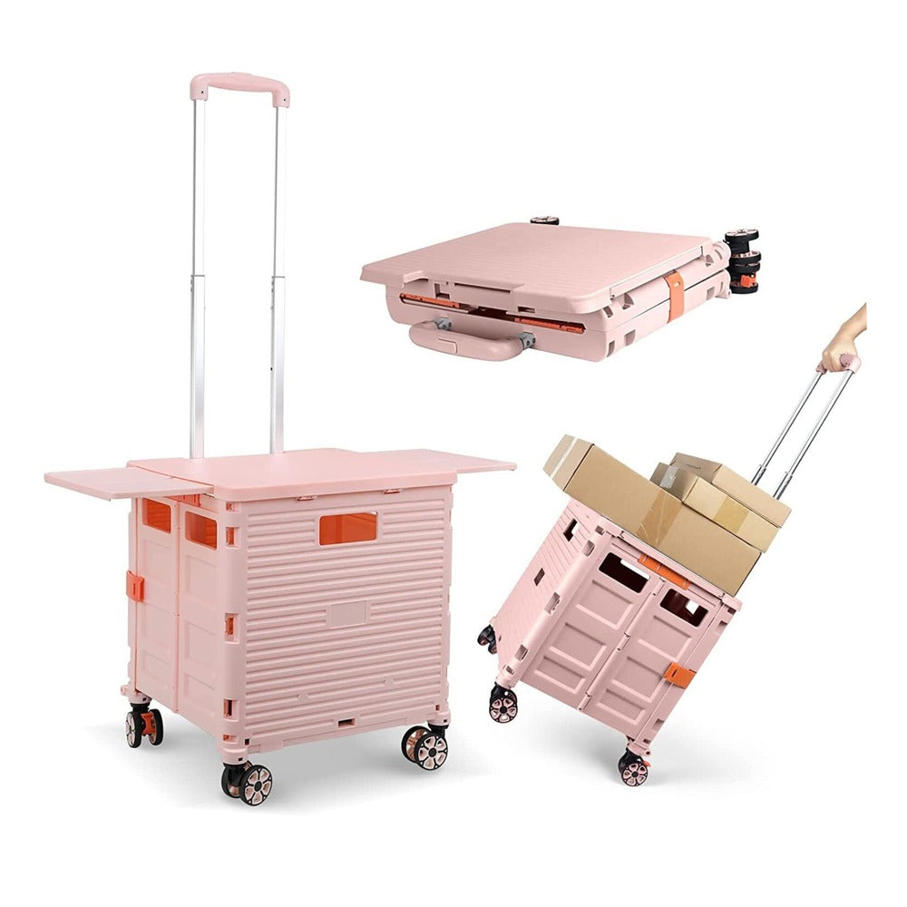 Foldable Portable Camping Trolley 55kg Load Capacity