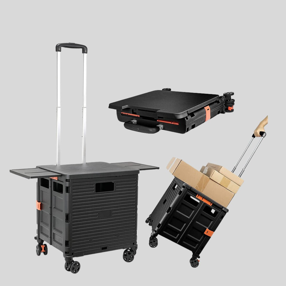 Foldable Portable Camping Trolley 55kg Load Capacity