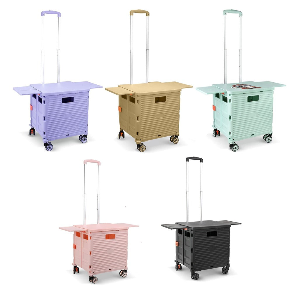 Foldable Portable Camping Trolley 55kg Load Capacity