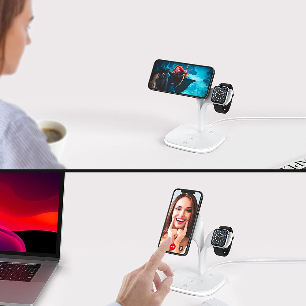 5 in1 Foldable Wireless Fast Charger Dock Station for Apple