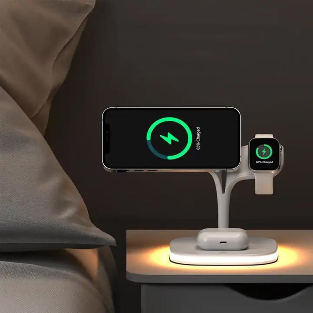 5 in1 Foldable Wireless Fast Charger Dock Station for Apple