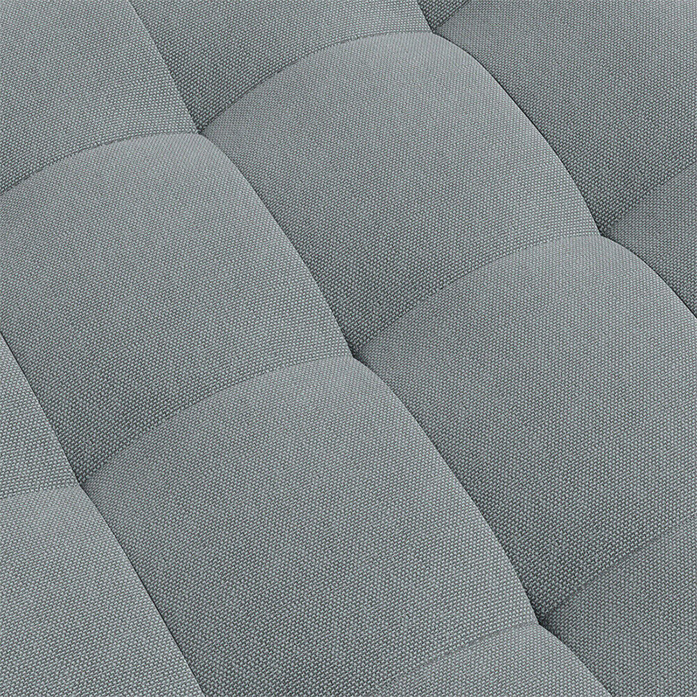 Linen Fabric Foot Rest Stool Ottoman Seat