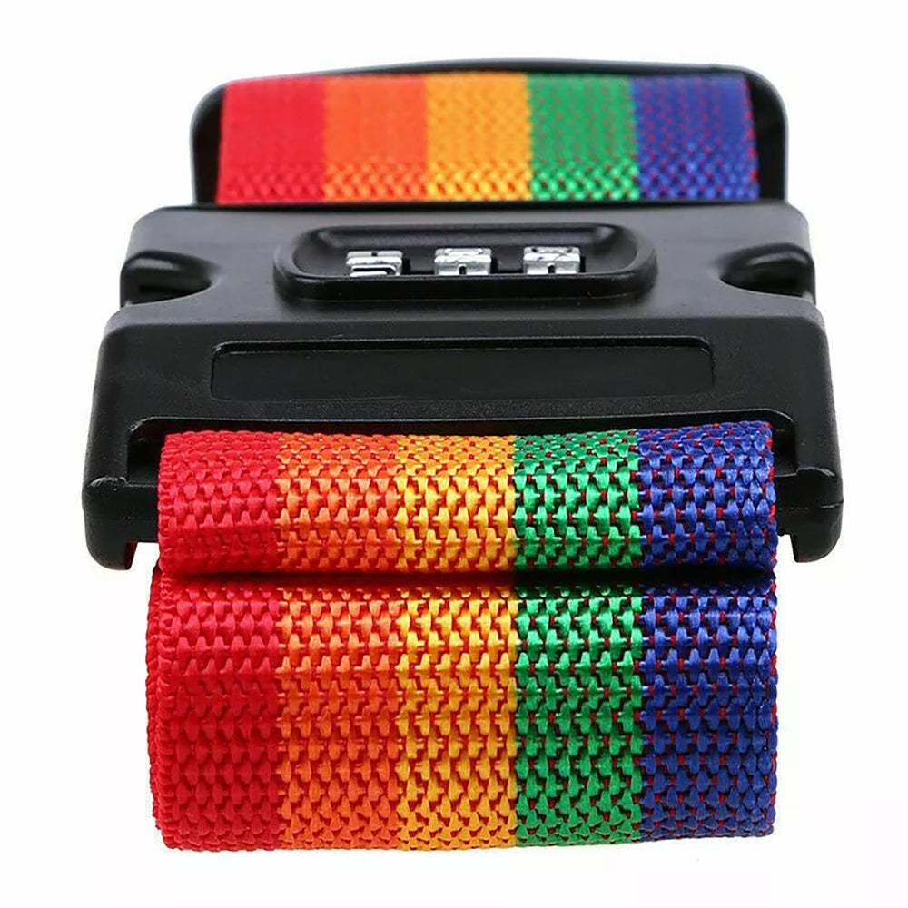 Luggage Locking Strap Straight Suitcase Fixed Binding Belt For Travel