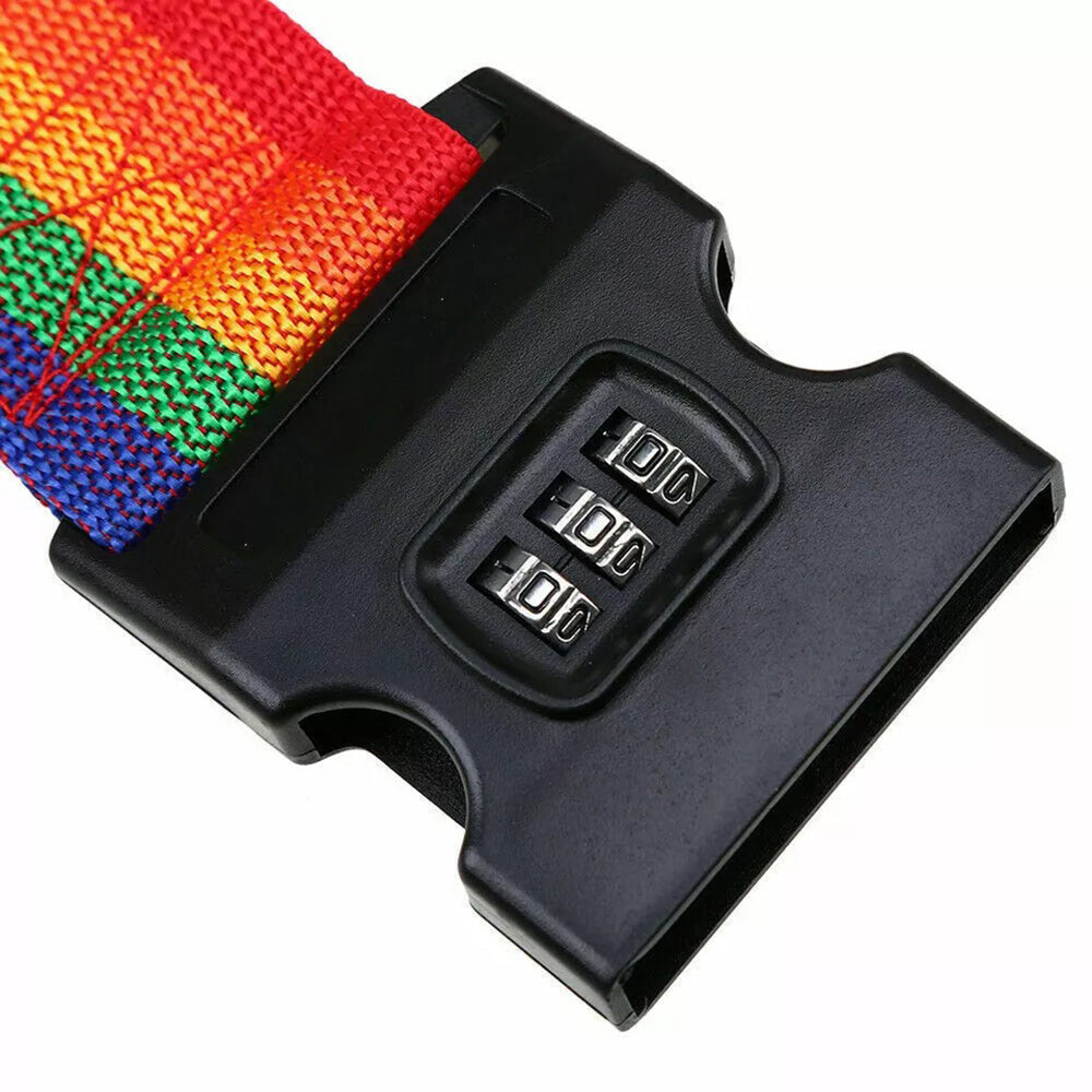 Luggage Locking Strap Straight Suitcase Fixed Binding Belt For Travel