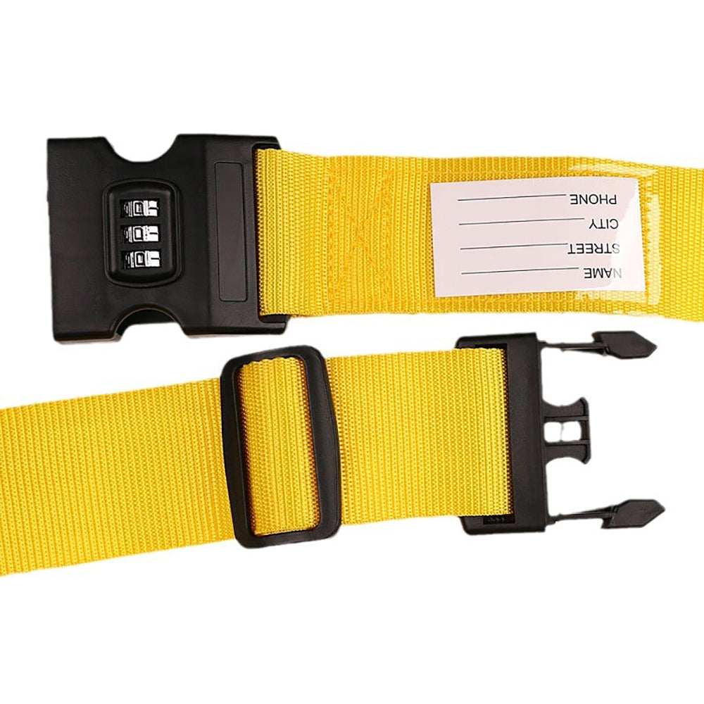 Luggage Locking Strap Straight Suitcase Fixed Binding Belt For Travel