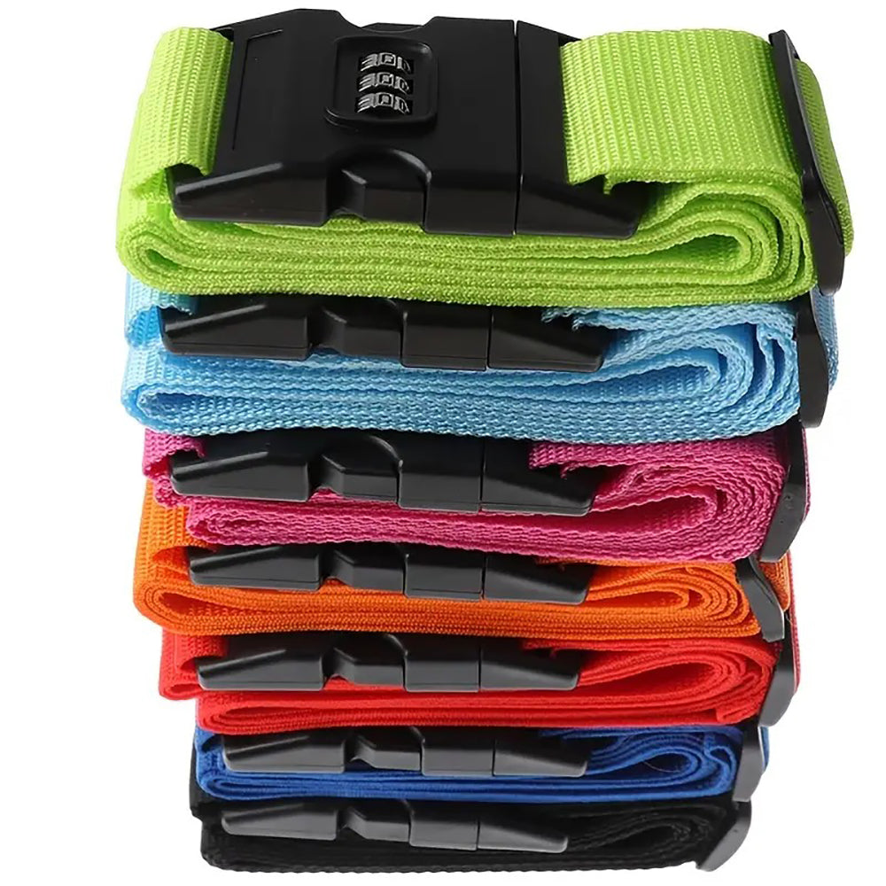 Luggage Locking Strap Straight Suitcase Fixed Binding Belt For Travel
