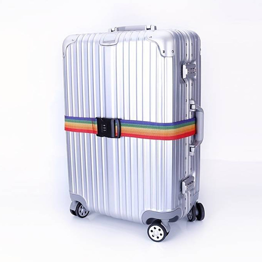 Luggage Locking Strap Straight Suitcase Fixed Binding Belt For Travel