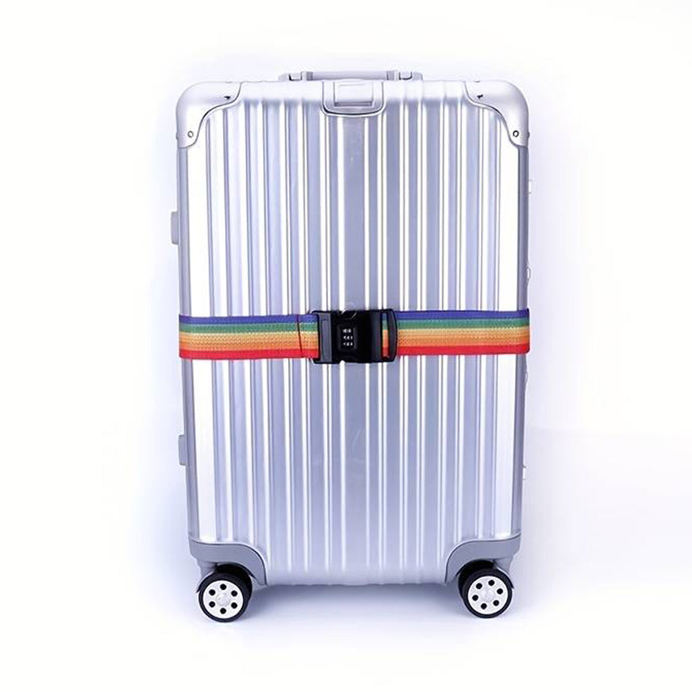 Luggage Locking Strap Straight Suitcase Fixed Binding Belt For Travel