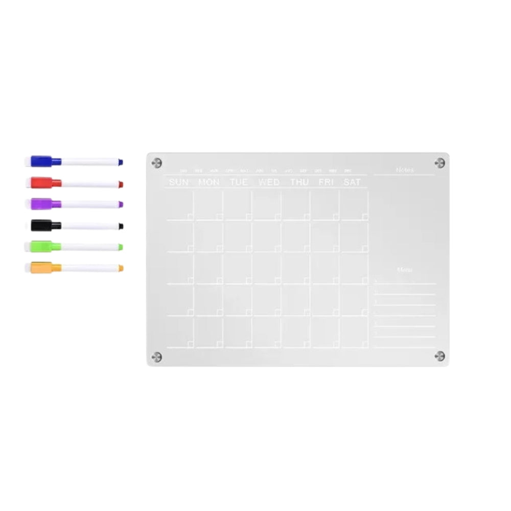 Fridge Magnetic Board  Magnet Calendar Weekly Planner Reusable