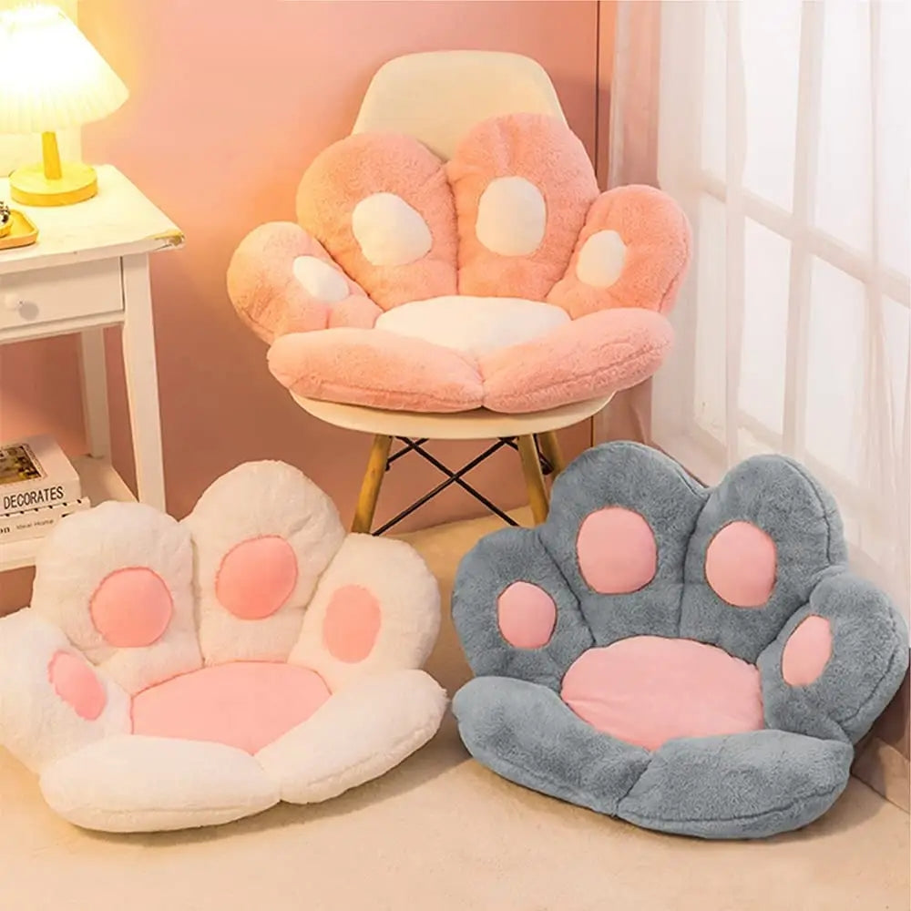 Kawaii Cat Paw Plush Toys Cute Soft Stuffed Floor Cushion Sofa Chair