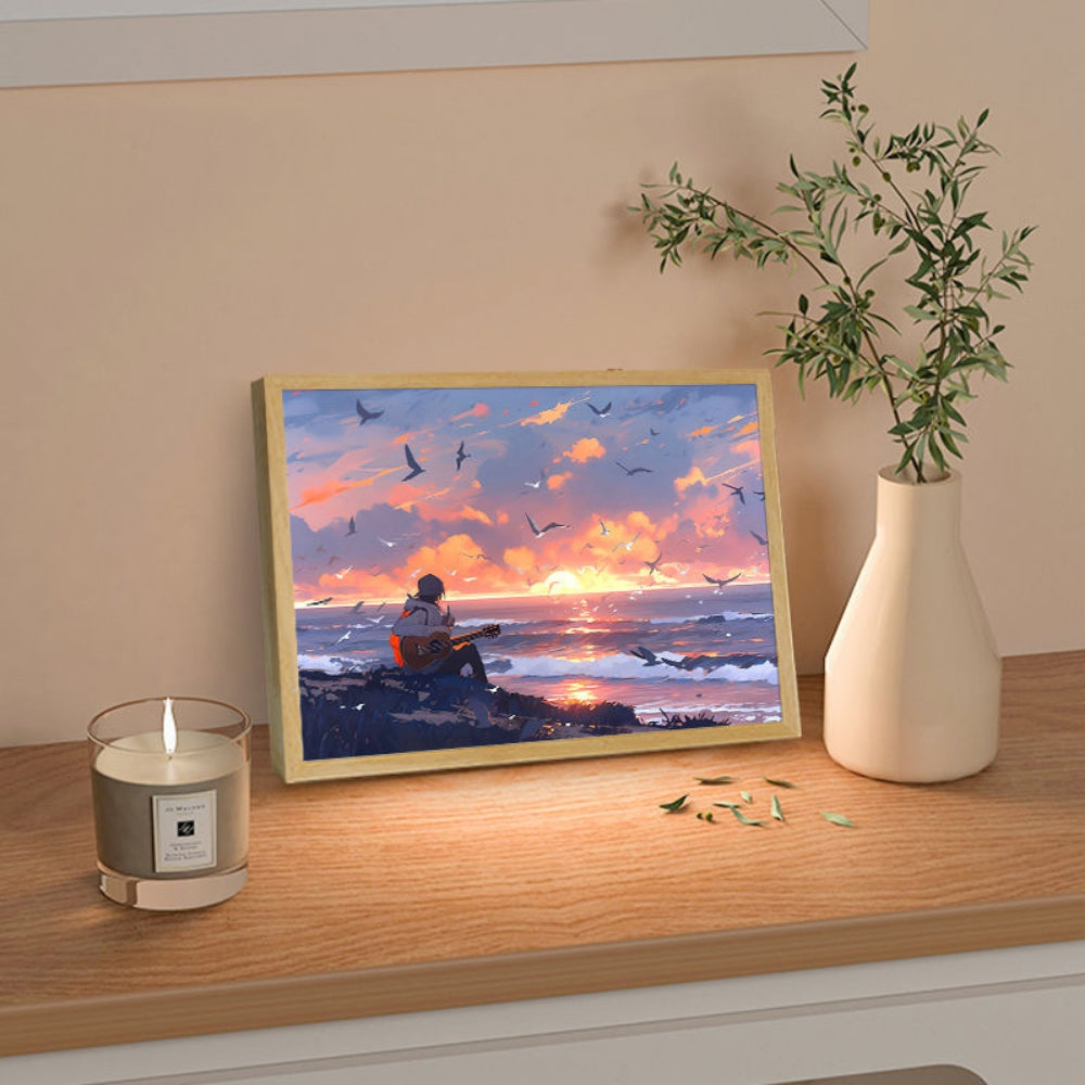Modern LED Anime Light - Comic Style Home Decor & Gift Idea