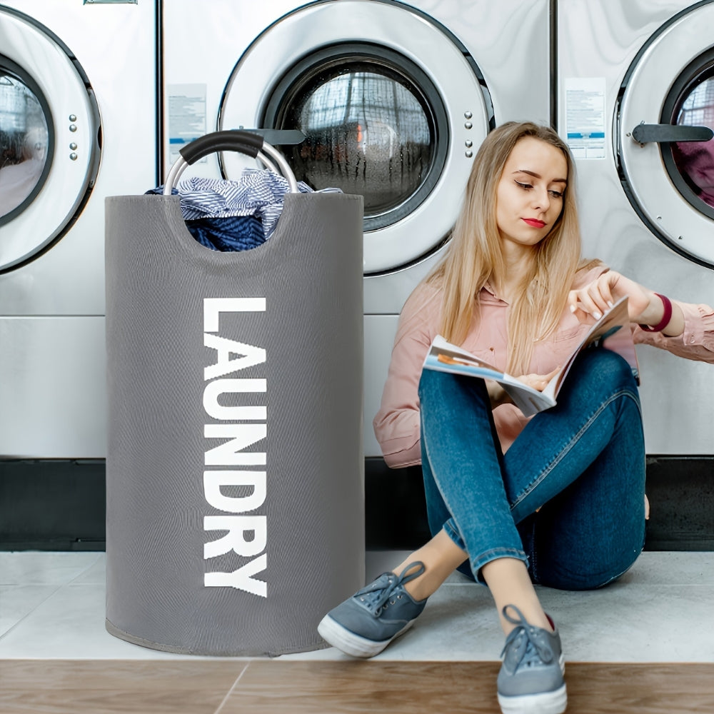 Collapsible Laundry Basket – Durable Clothes Hamper for Easy Storage and Stability