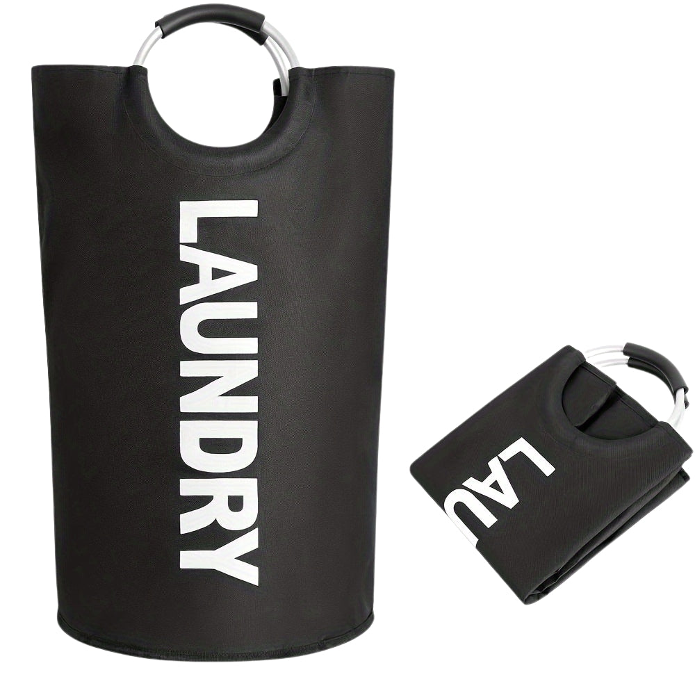 Collapsible Laundry Basket – Durable Clothes Hamper for Easy Storage and Stability