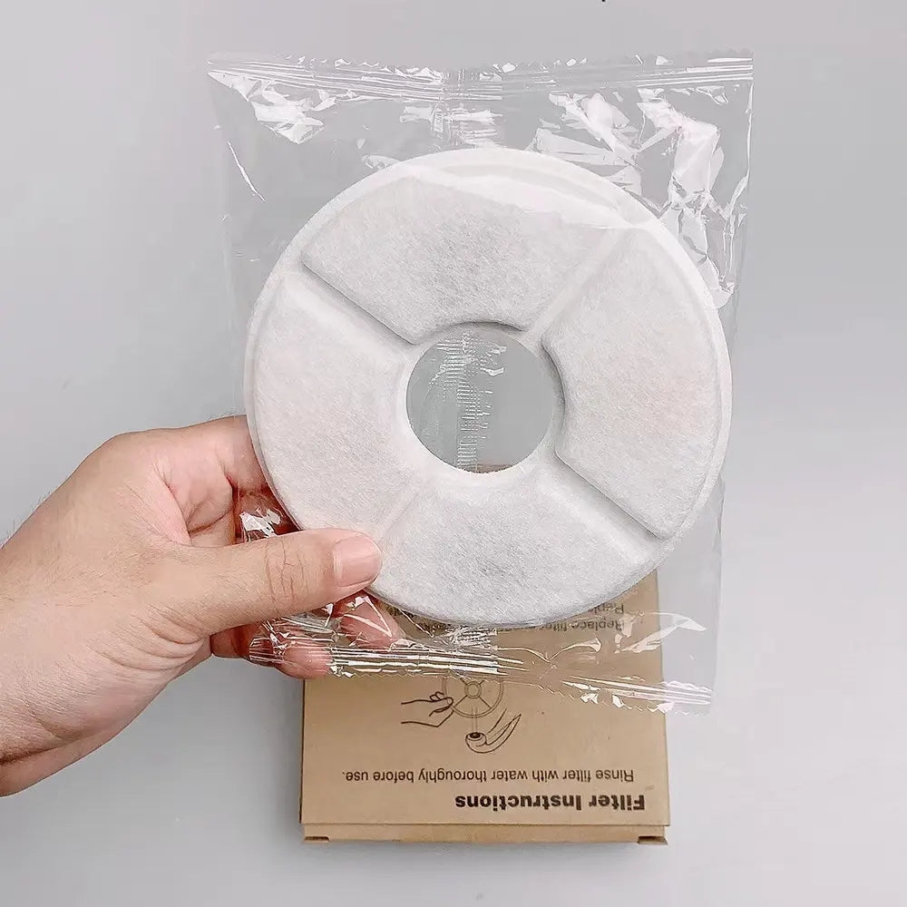 Replacement Activated Carbon Filter for Cat Water Fountain - Keeps Water Fresh and Clean