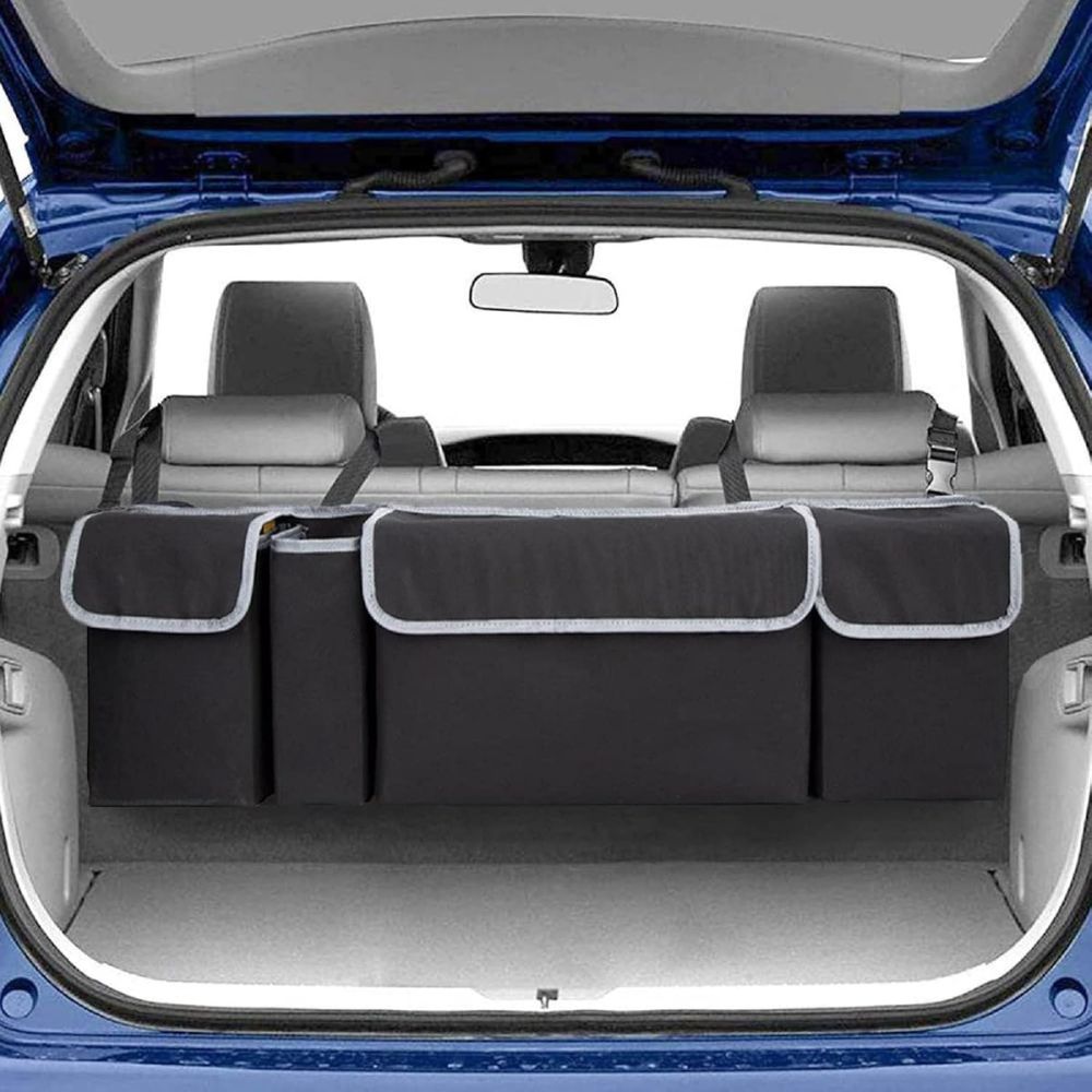 SUV Backseat Storage Organizer with 4 Multi-Functional Pockets for Maximum Car Organization