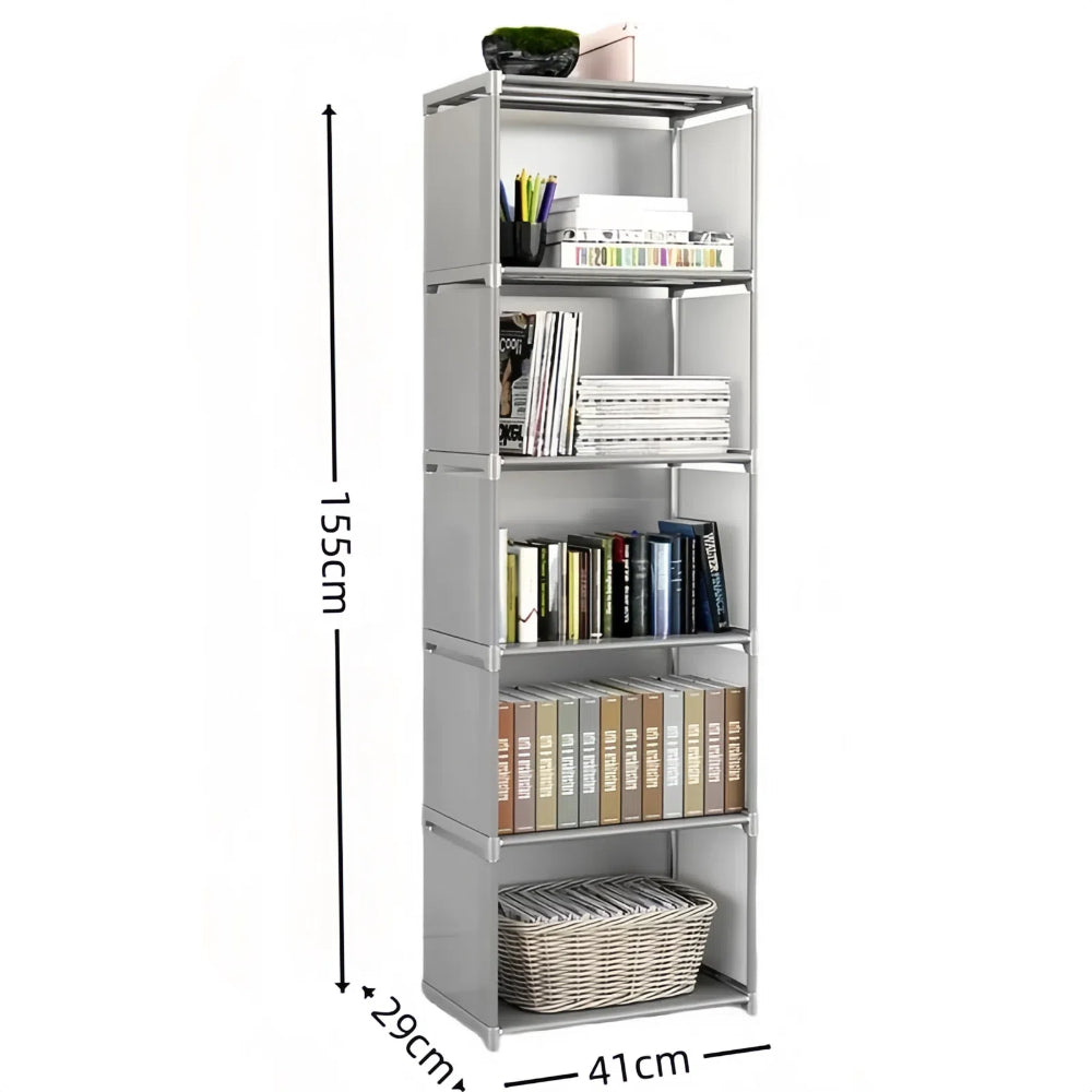 Easy Assembly Bookshelf for Versatile Storage