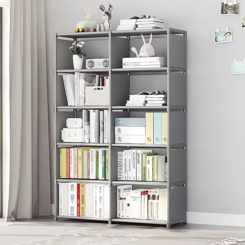 Easy Assembly Bookshelf for Versatile Storage