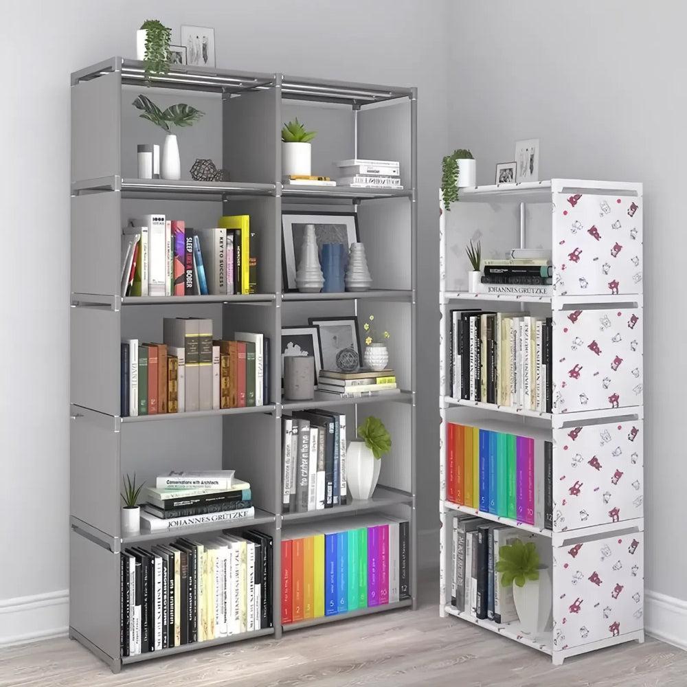 Easy Assembly Bookshelf for Versatile Storage