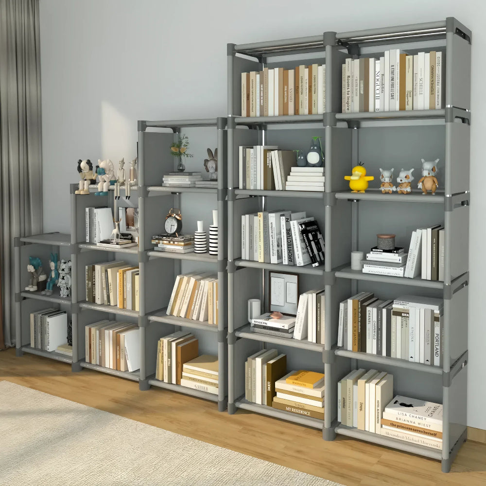 Easy Assembly Bookshelf for Versatile Storage