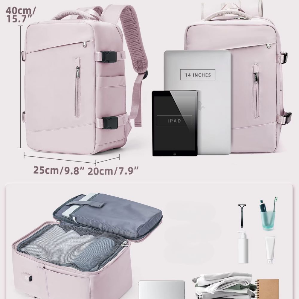 Carry-On Backpack Suitcase for Easy and Effortless Air Travel