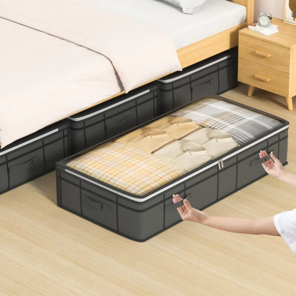 Foldable Under Bed Storage Bag – Large Clothes Organizer for Space-Saving Storage