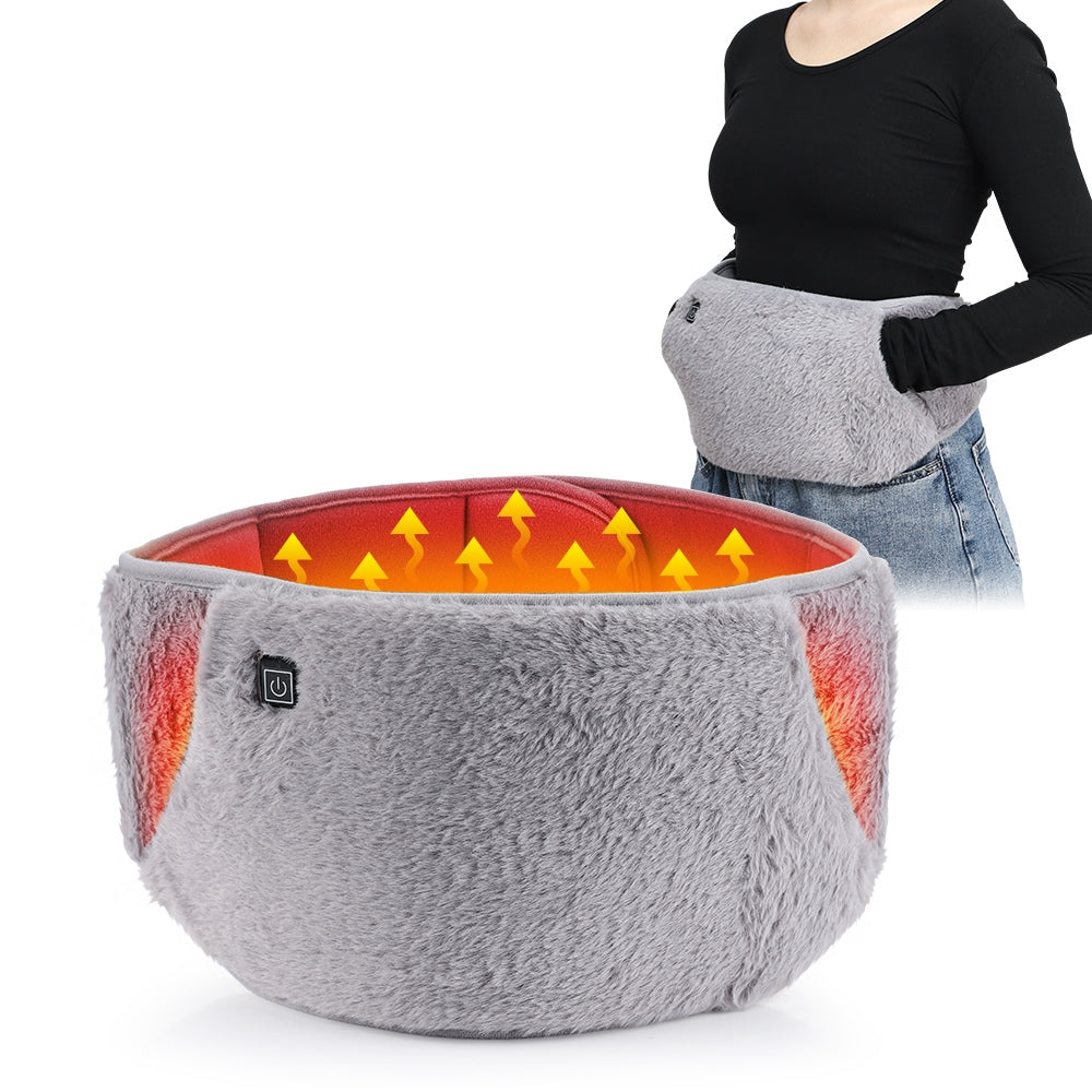 Graphene Heated Waist Belt  USB Rechargeable Abdominal Warming Pad