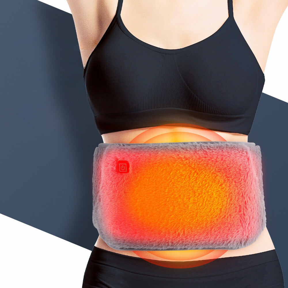 Graphene Heated Waist Belt  USB Rechargeable Abdominal Warming Pad