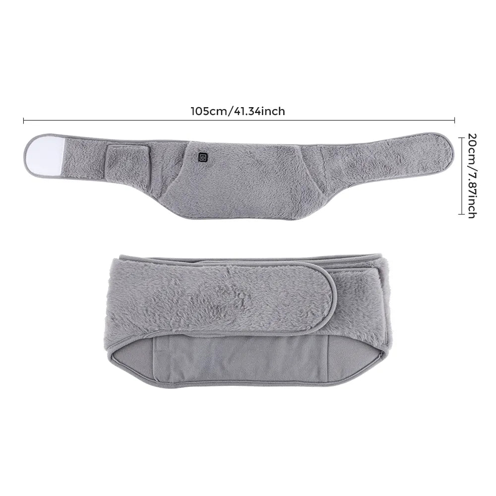Graphene Heated Waist Belt  USB Rechargeable Abdominal Warming Pad