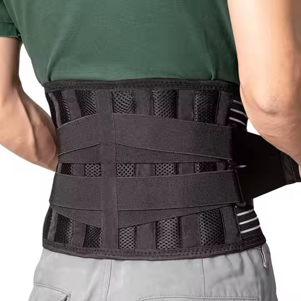 Breathable Back Brace – Waist Support for Lower Back Pain Relief