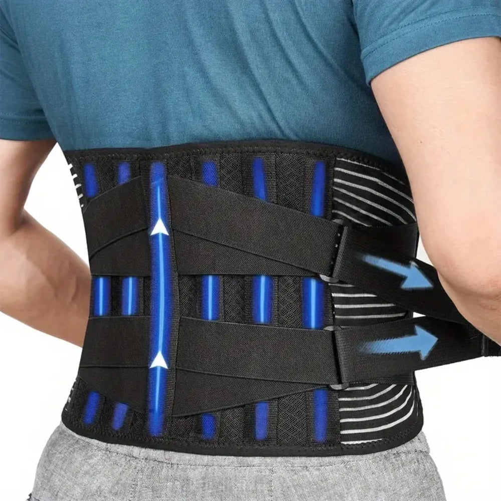 Breathable Back Brace – Waist Support for Lower Back Pain Relief