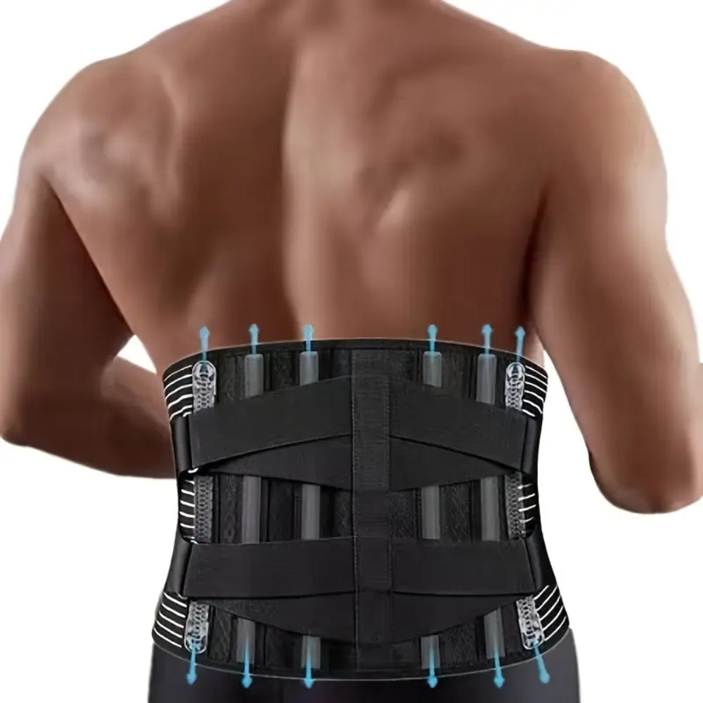 Breathable Back Brace – Waist Support for Lower Back Pain Relief