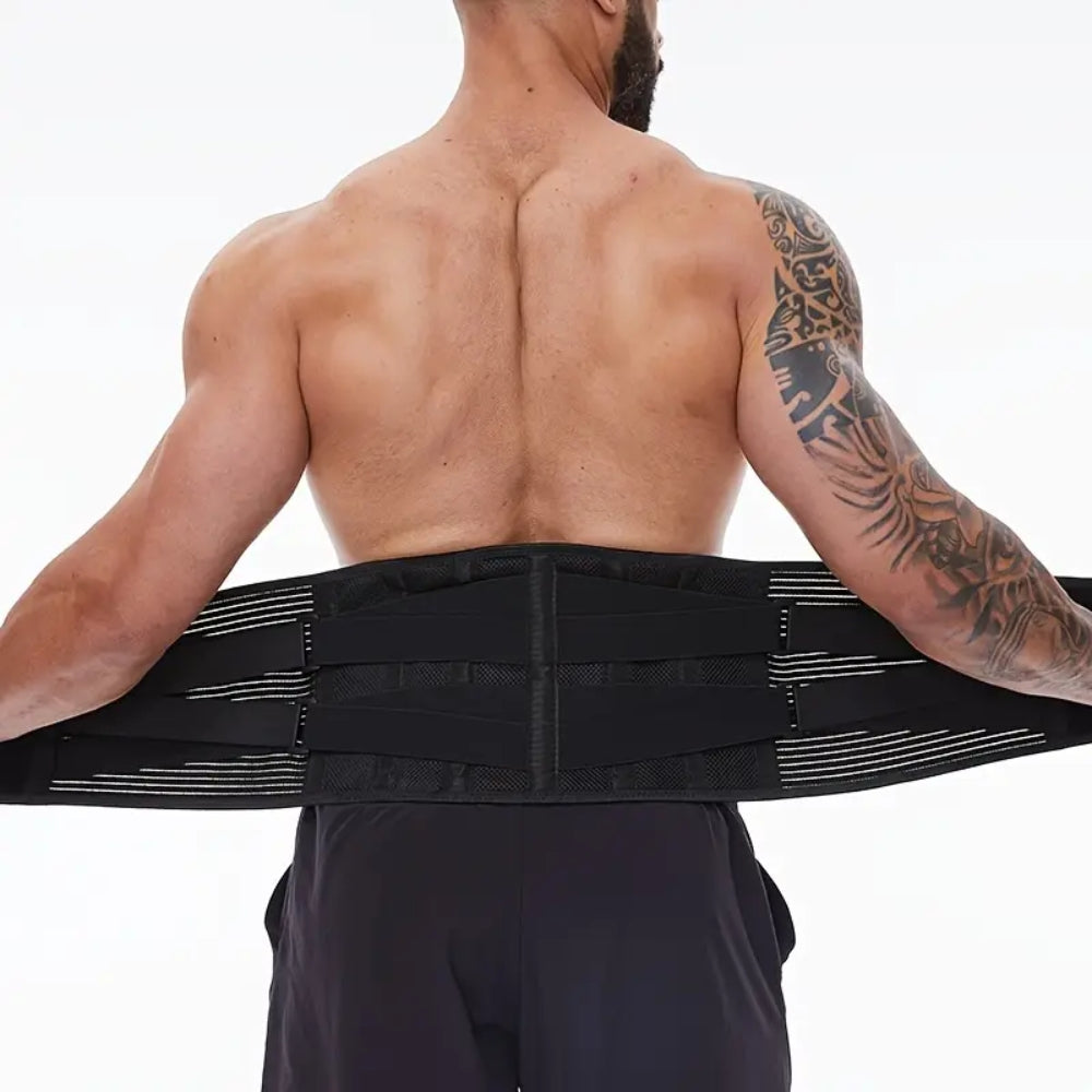 Breathable Back Brace – Waist Support for Lower Back Pain Relief