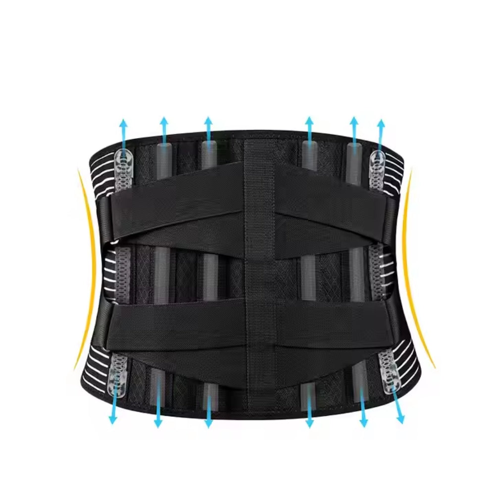 Breathable Back Brace – Waist Support for Lower Back Pain Relief