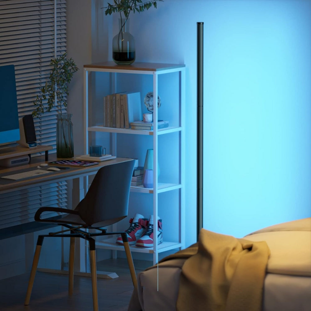 Smart RGB Colour-Changing Floor Lamp with Music Sync and Remote Control