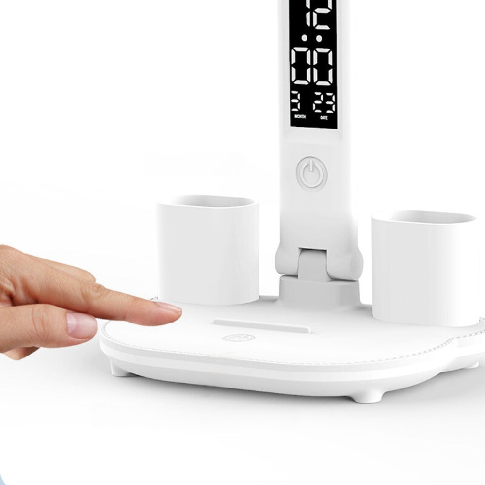 Multifunction LED Table Lamp Four Headed Folding Reading Lamp