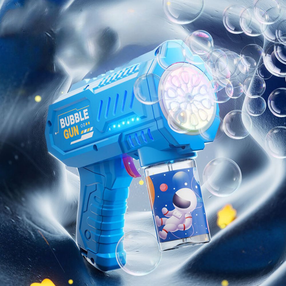 Kids Handheld  Electric Bubble Gun with 10-Hole